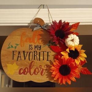 Handmade pumpkin fall home decor
